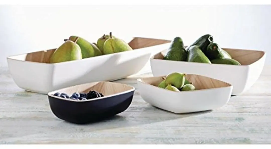 APS Gastronormbak GN 1/1 - Melamine - Zwart/hout - 17,6x10,8cm - afbeelding 6 van 6