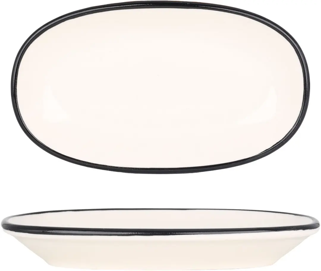 Bonna Linea Black Serveerschaal