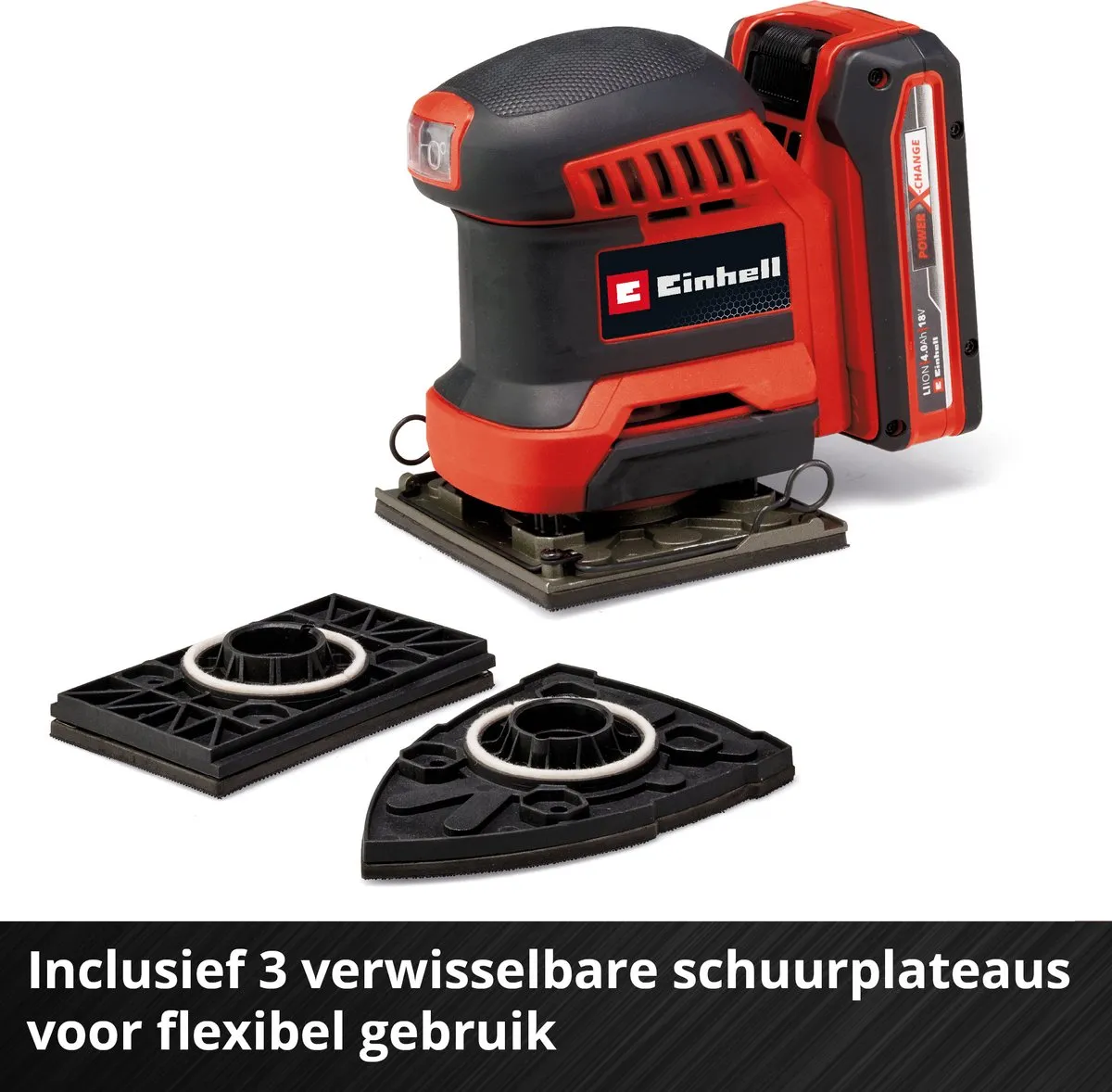 Einhell TE-OS 18/113 3X Li Accu Multischuurmachine - 22.000 r/min - 3 Koppen