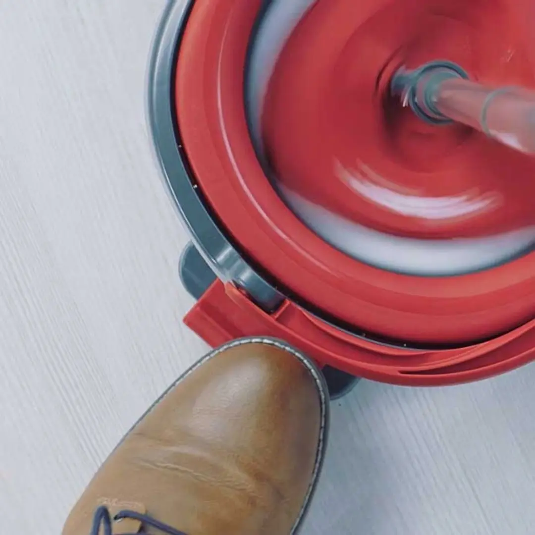 Vileda Turbo 3w1 Dweilset - Draaiend - Rood