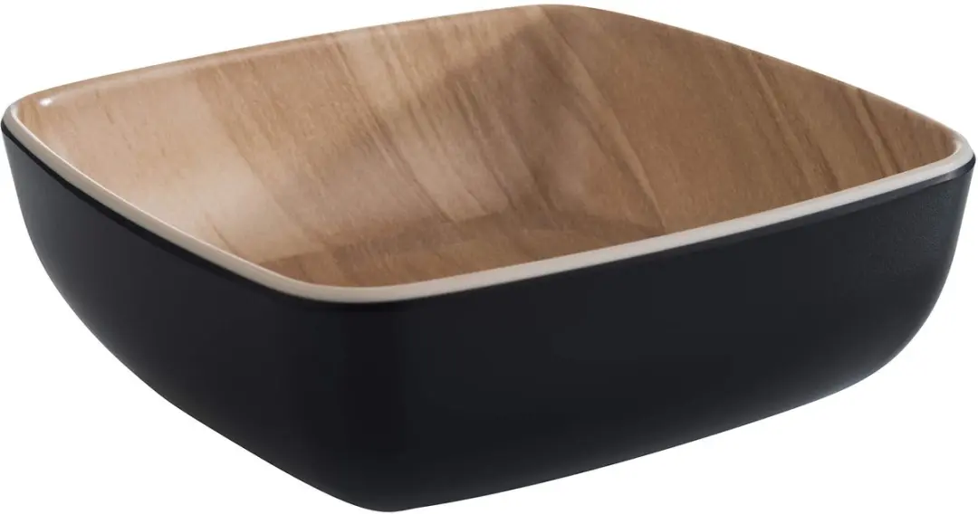 APS Frida Melamine Snackschaal - Zwart 12,5x12,5cm