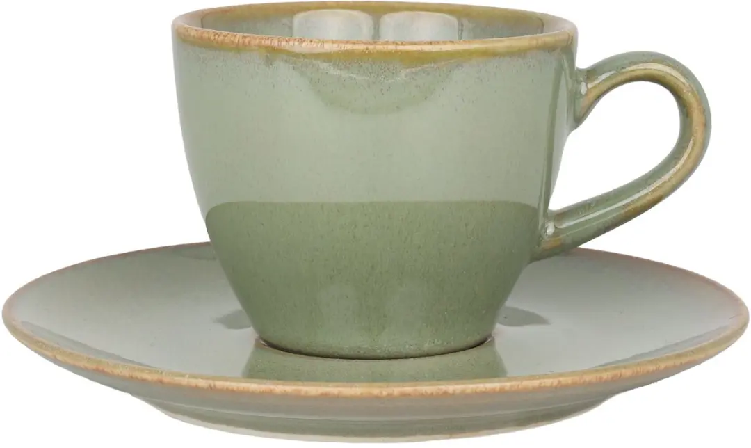 Bonna Sage Hygge Espresso Kopjes & Schotels