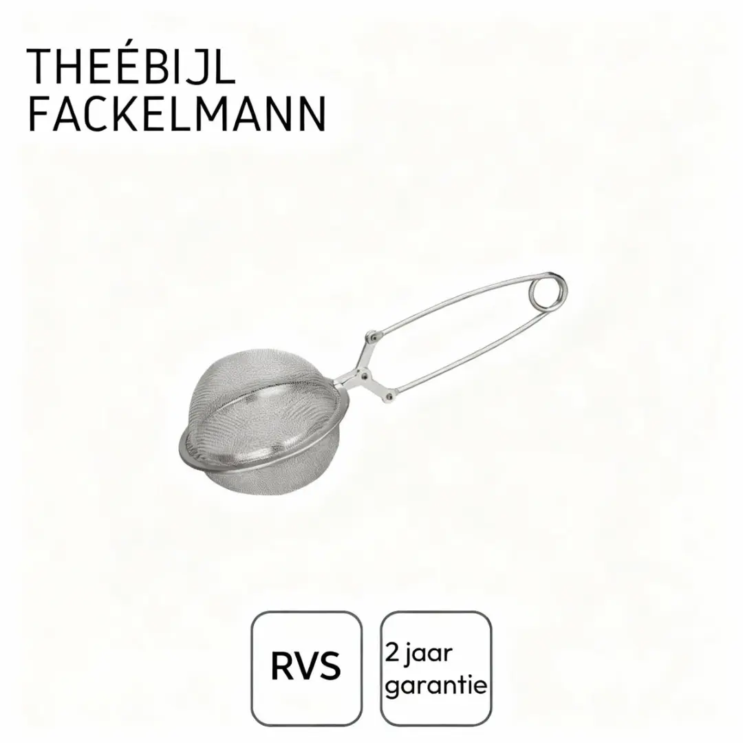 Fackelmann Theeklem Roestvrij Staal 18,5 cm - afbeelding 4 van 6