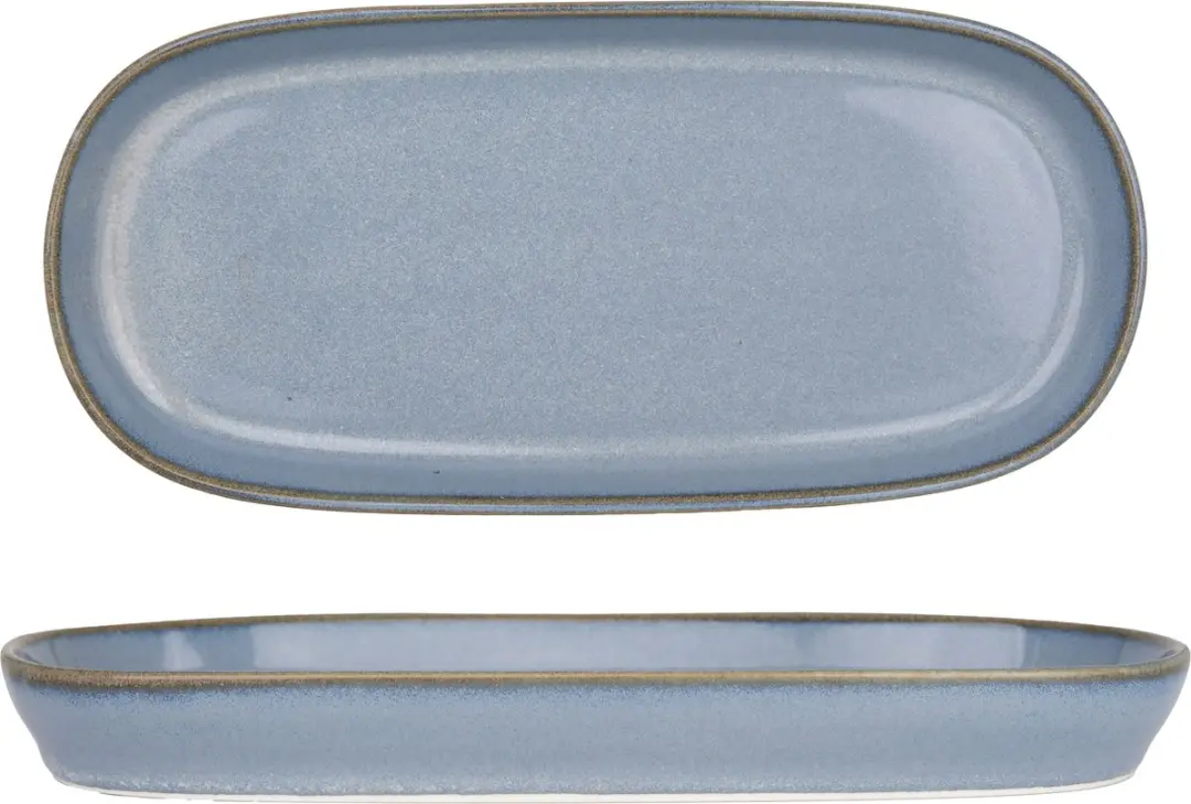 Bonna Sky Hygge Serveerschalen - Porselein Ø21cm - Blauw