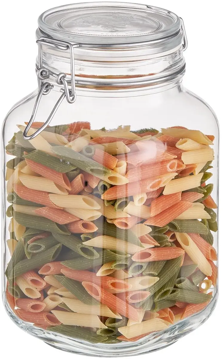 APS Voorraadpot Glas 2L - Bewaarpot - Transparant