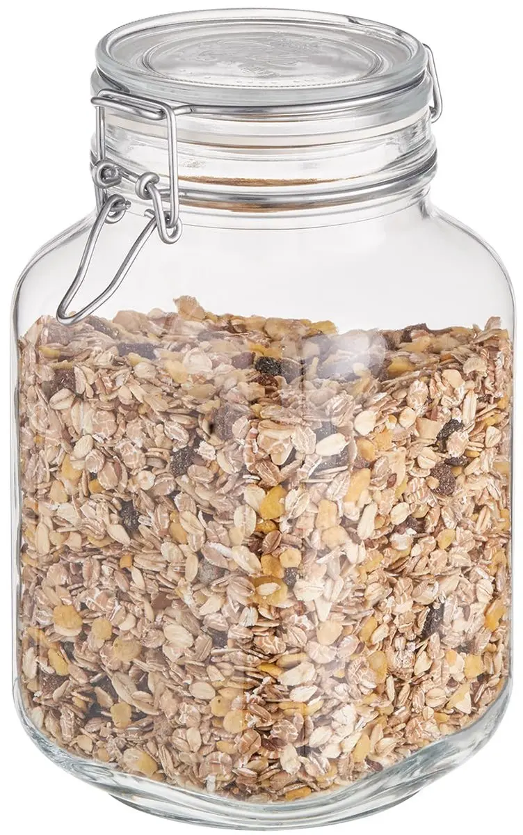 APS Voorraadpot Glas 2L - Bewaarpot - Transparant