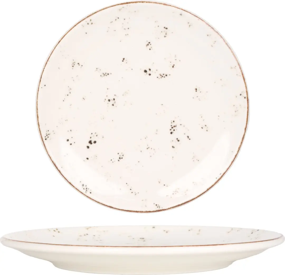 Bonna Dessertbord Grain Porselein 19cm - 6 Stuks