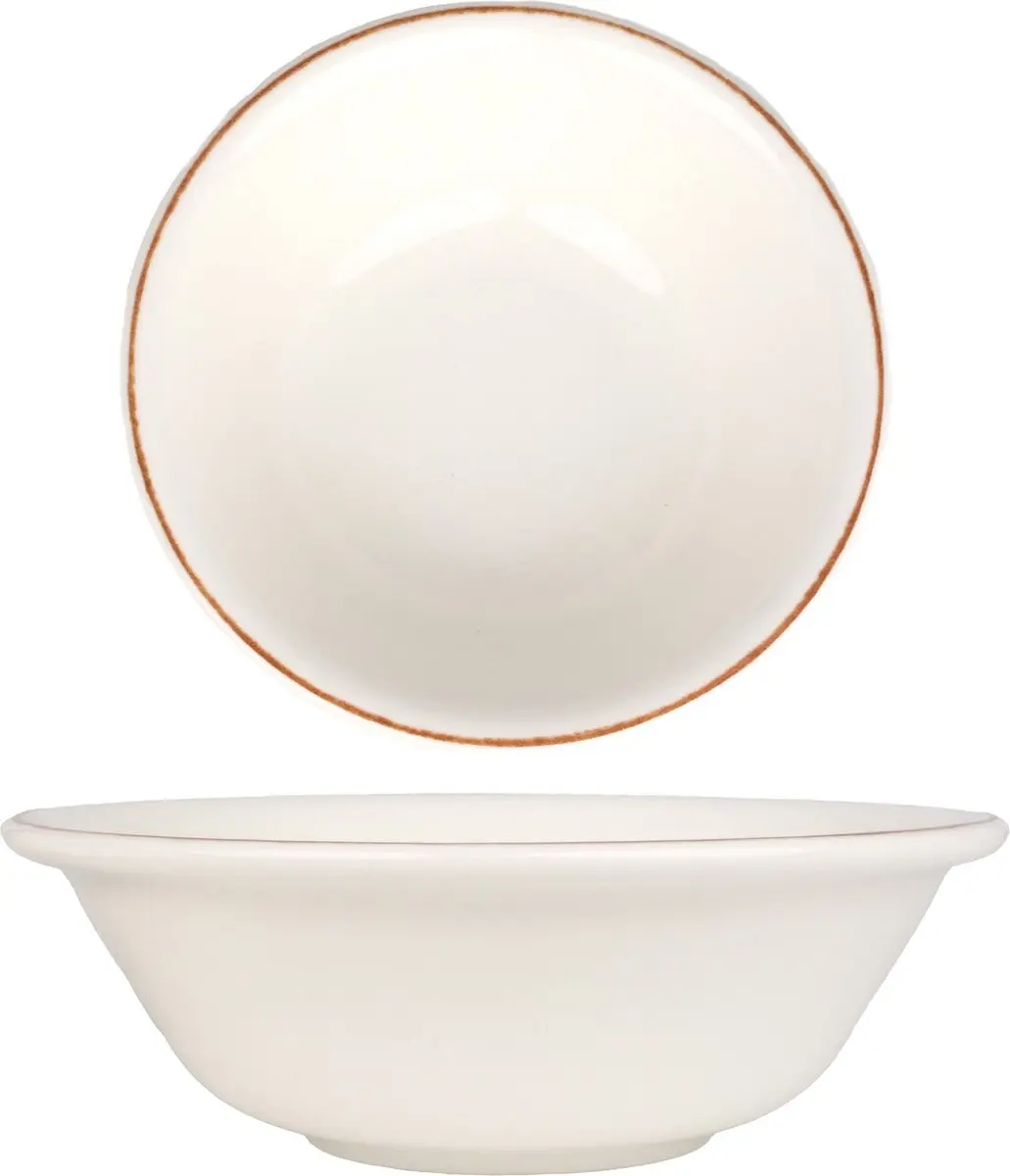 Bonna Retro Serviesset 24-delig - 6 Personen - Porselein - Wit