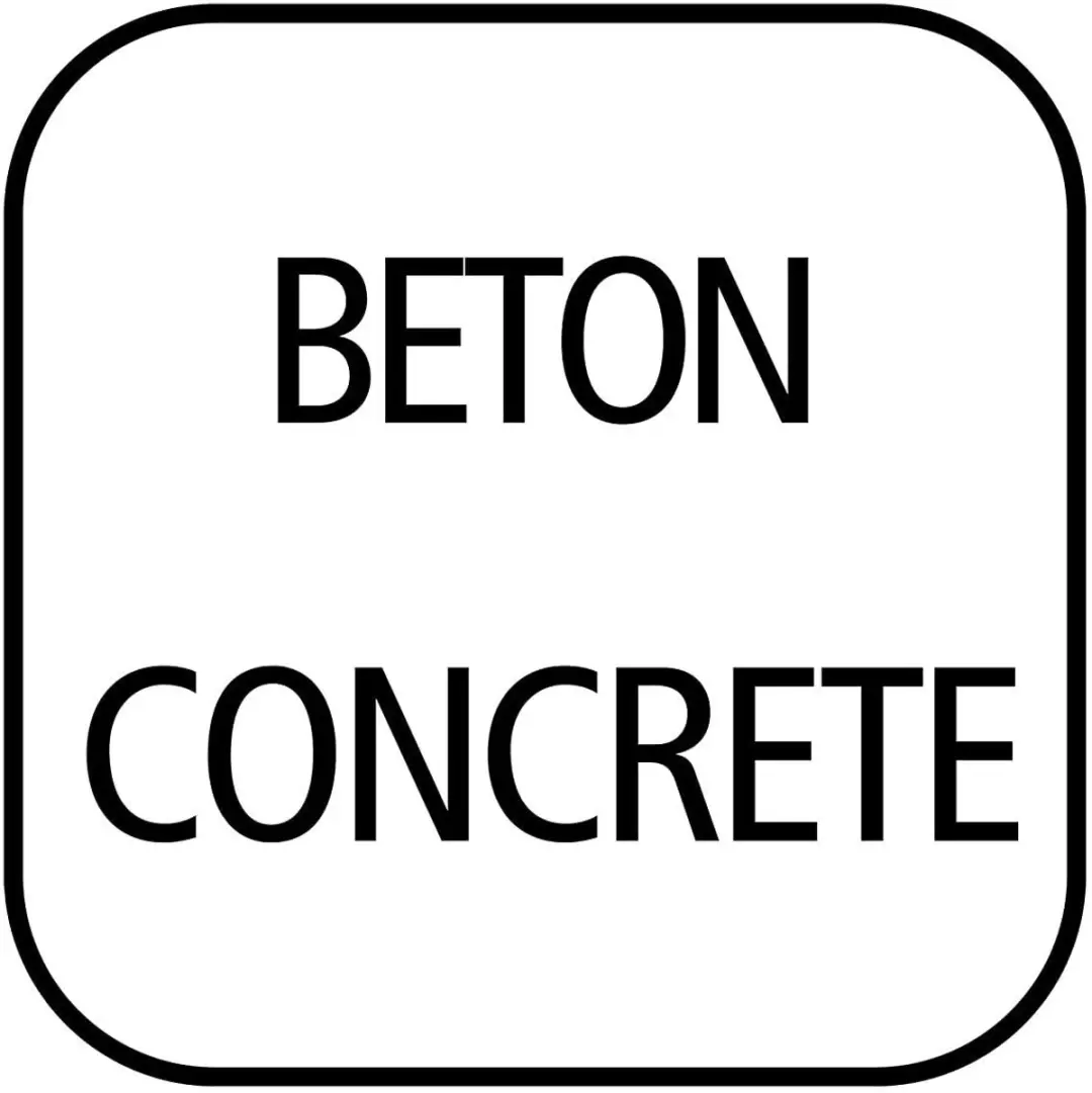 APS Bestekhouder Beton Rond - 1 Vak