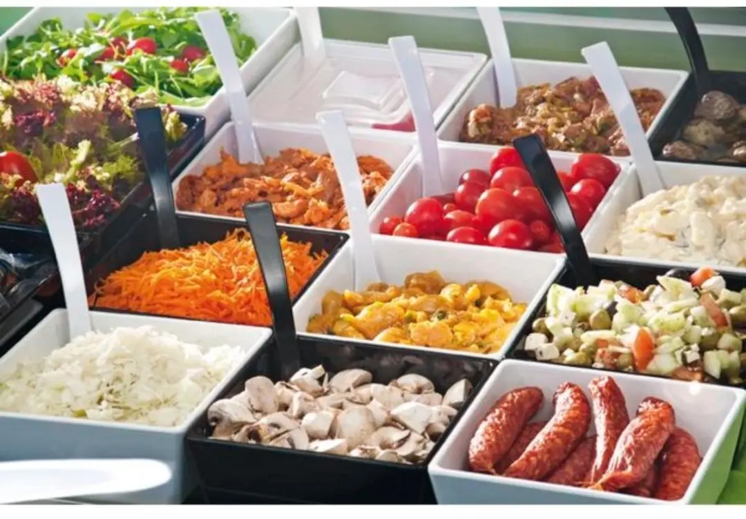 APS Float Vierkante Melamine Kom GF098 - 25x25cm Wit