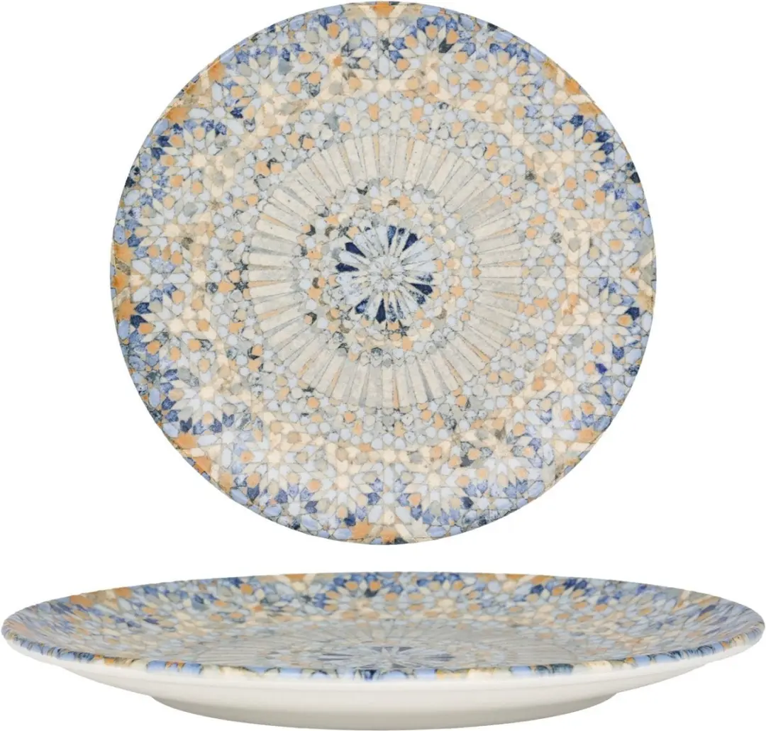 Bonna Luca Mosaic Serviesset - 24-delig - Porselein - Multikleur - afbeelding 3 van 6