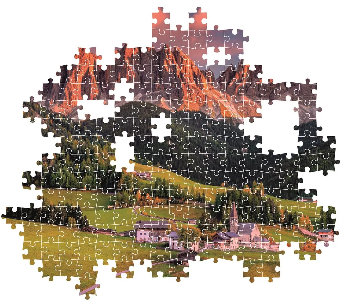 Clementoni Magische Dolomieten Puzzel 1000 Stuks - Multikleur - afbeelding 6 van 6