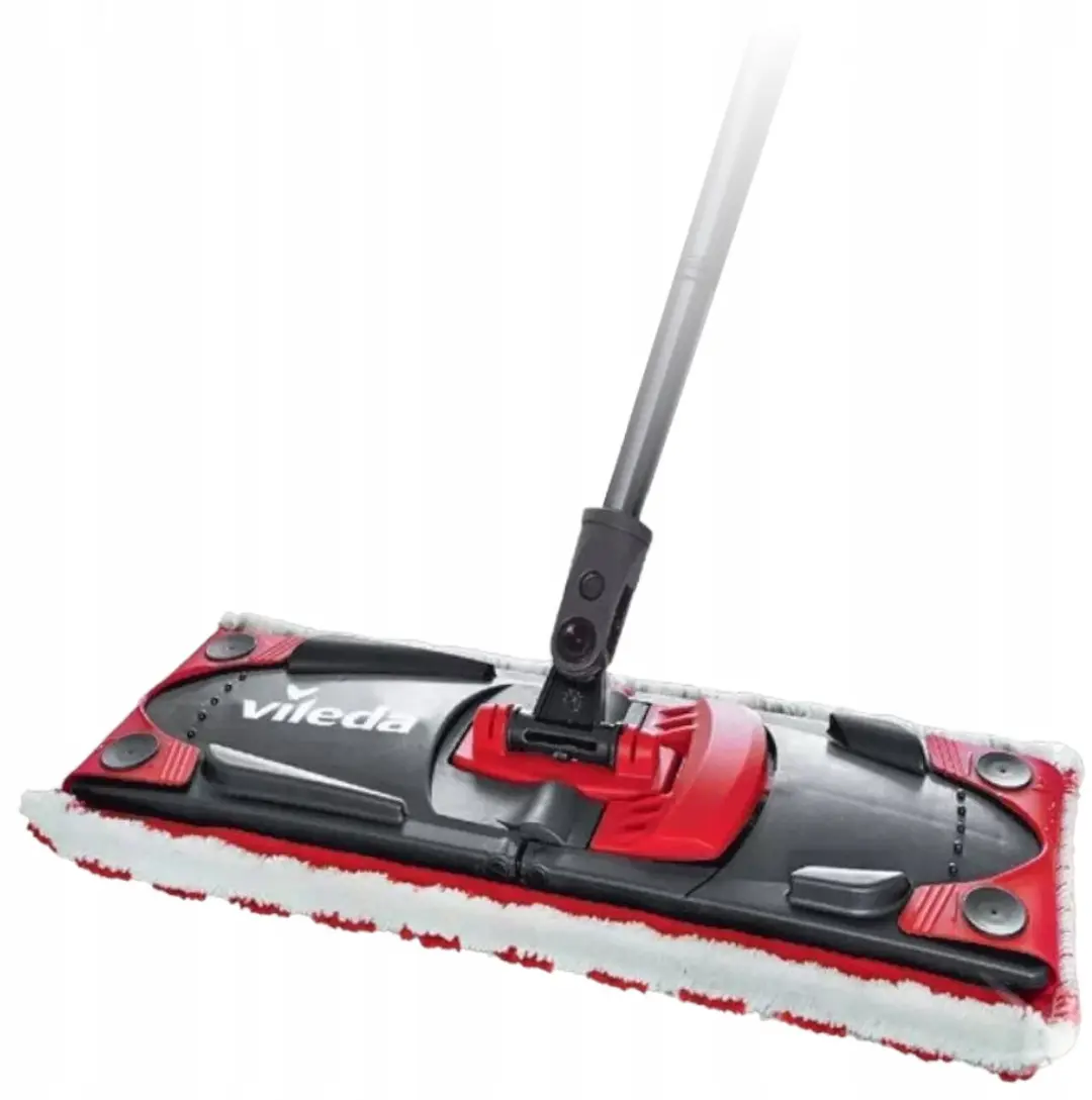 Vileda Ultramax Turbo Vloermop - Draadloos uitzuigsysteem Rood