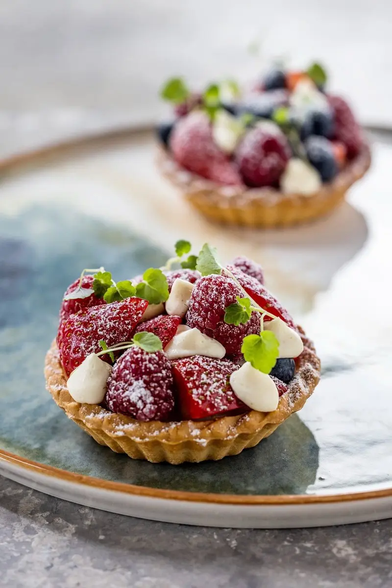 Bonna Fium Dessertbord Porselein - 22 cm - Multikleur - 6 Stuks