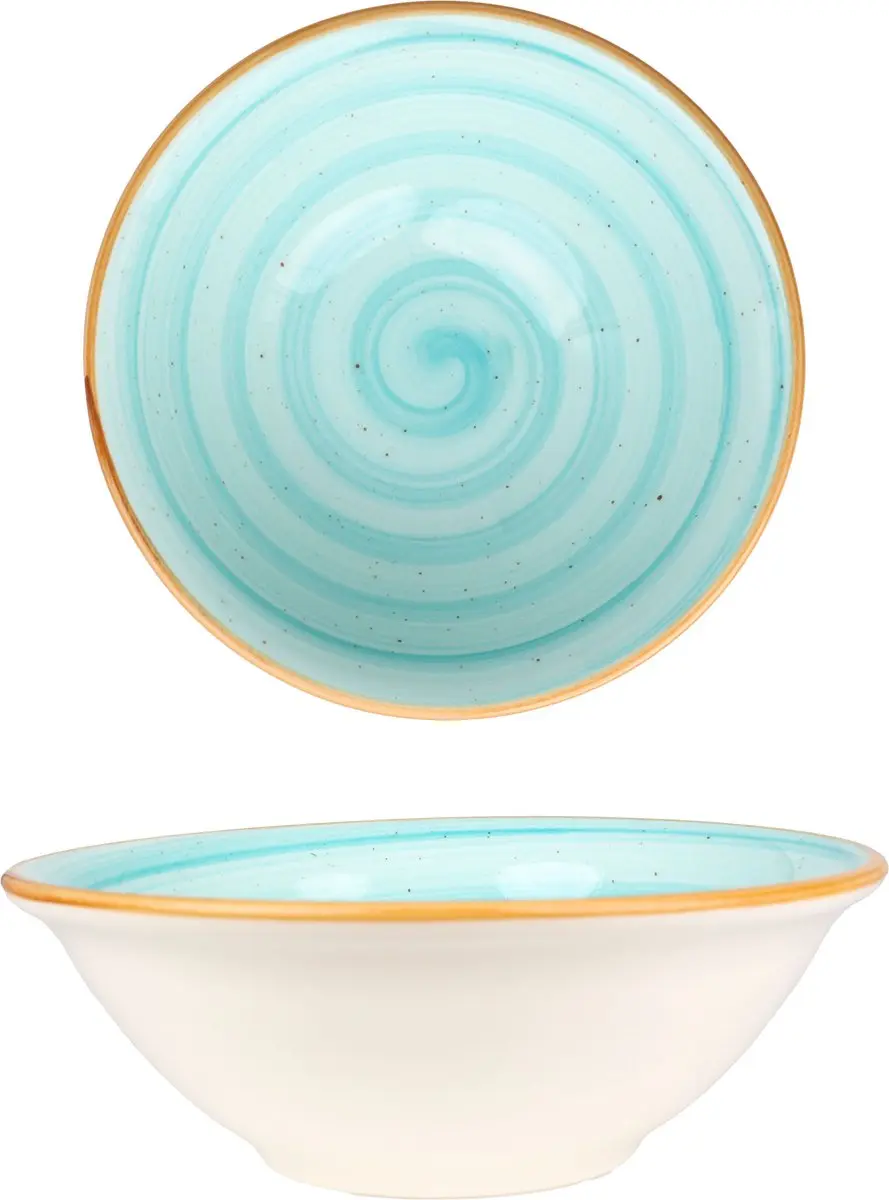 Bonna Kommetjes Blauw - Porselein 18cm - 6 Stuks