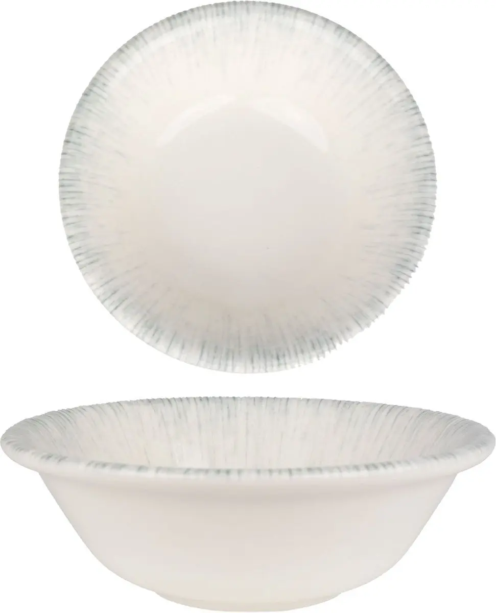 Bonna Kommetje Iris Porselein 16cm - 6 Stuks