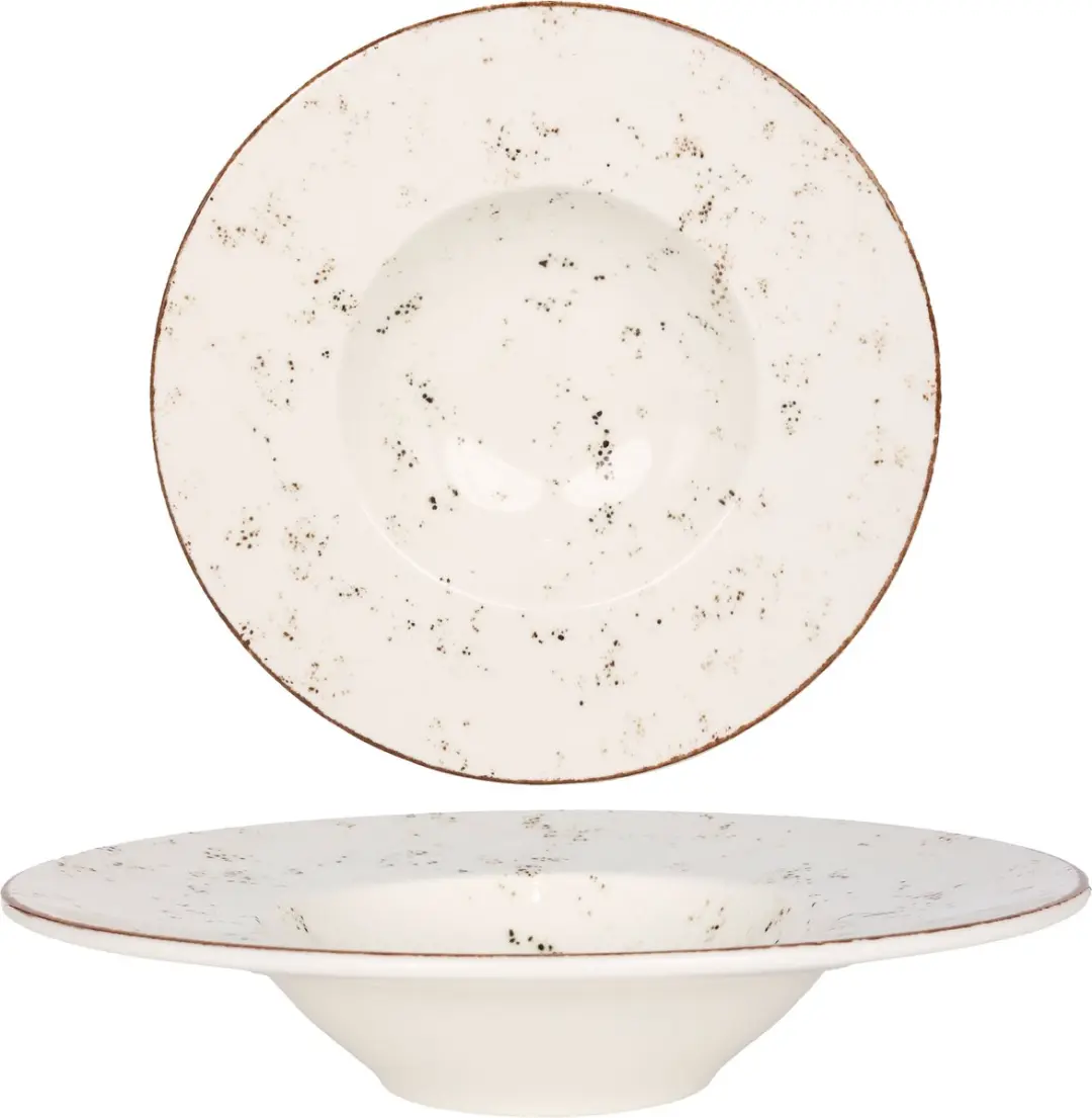Bonna Pastabord Grain Porselein 28cm - 2 Stuks