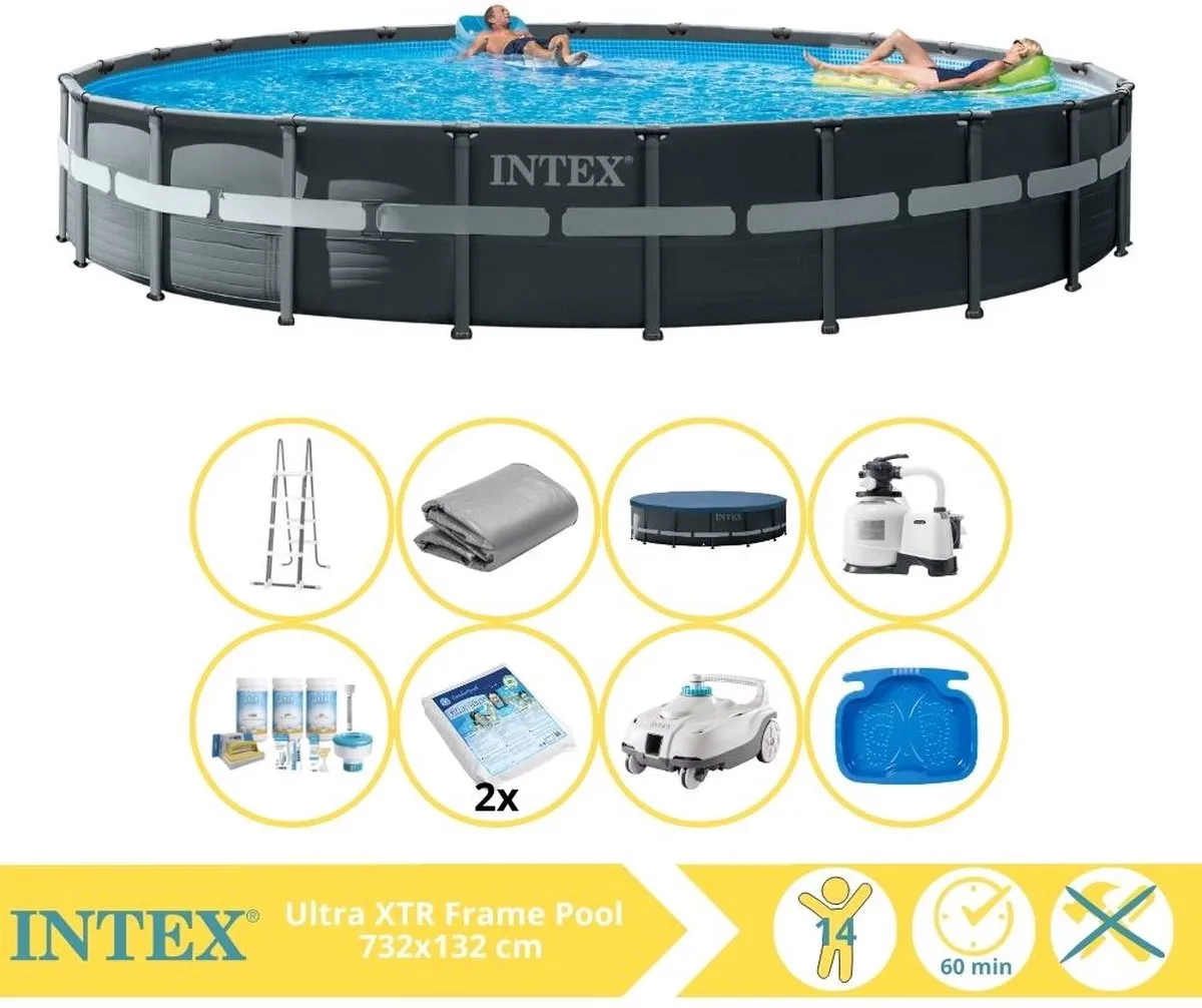 Intex Ultra XTR Frame 26340GN Opzetzwembad 732x132cm