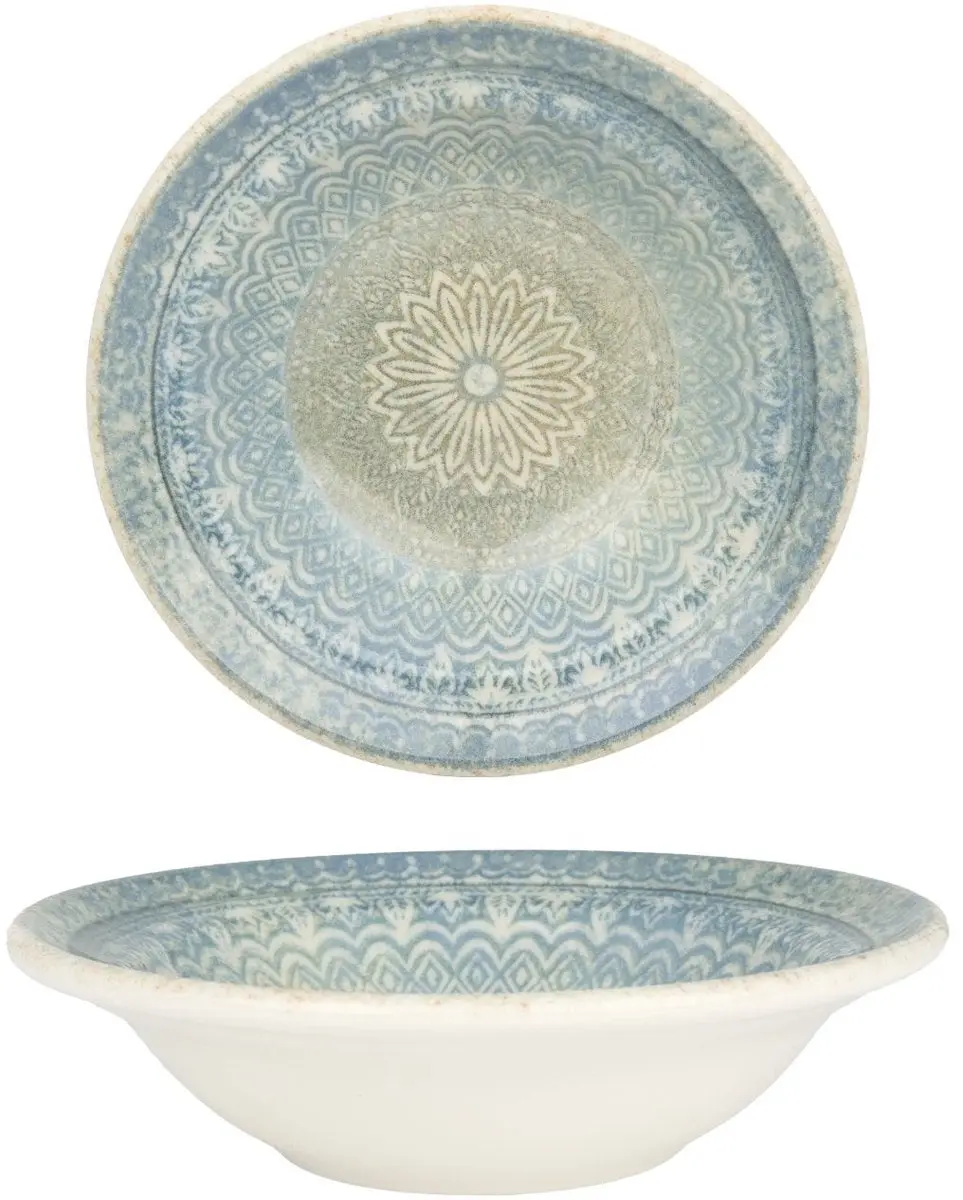 Bonna Rivus Ethnic Serviesset 24-delig - Porselein - Multikleur