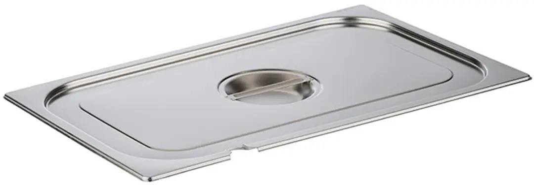 APS GN Deksel 1/1 81191 - RVS - 30mm - Zilver