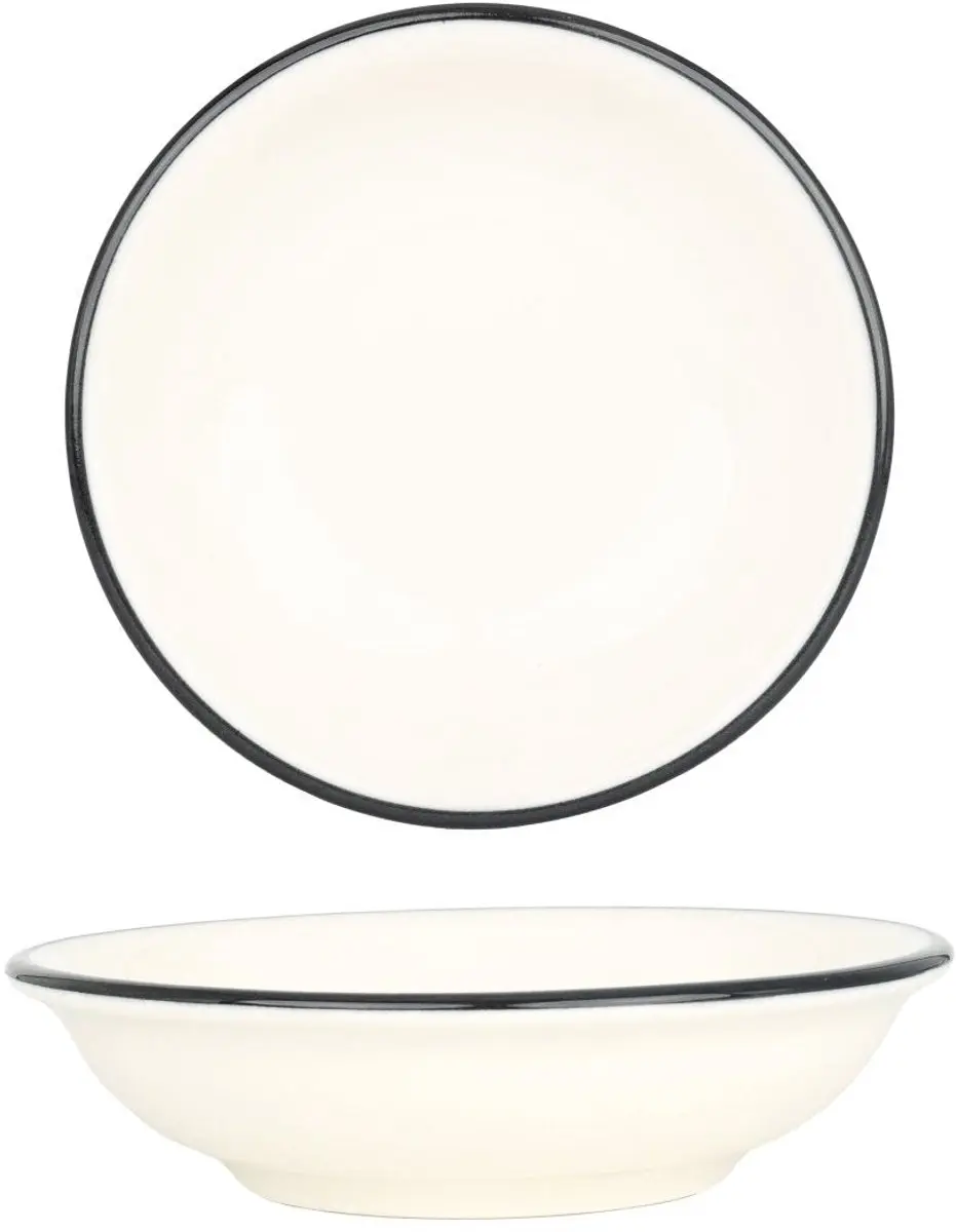 Bonna Linea Black Serveerschaal Porselein 15cm