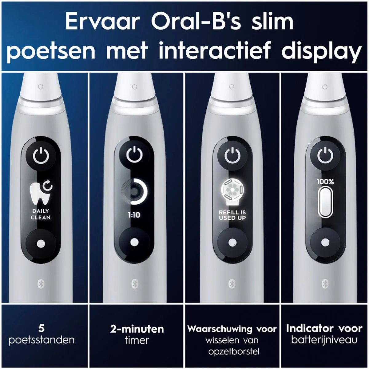 Oral-B iO 6 Elektrische Tandenborstel - Grijs - afbeelding 6 van 6