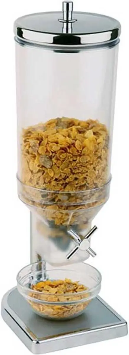 APS Fresh & Easy Ontbijtgranendispenser 4,5L - Transparant Zilver