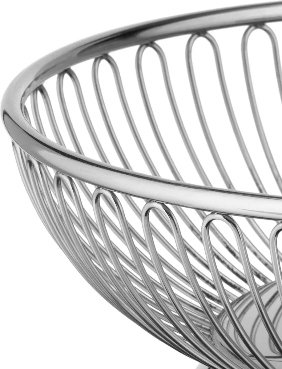 Alessi 826/20 Broodmand - 20 cm - Zilver