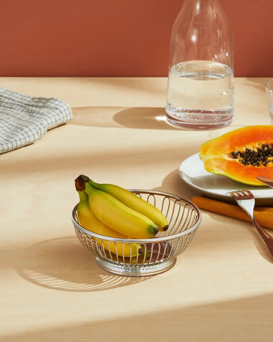 Alessi 826/20 Broodmand - 20 cm - Zilver
