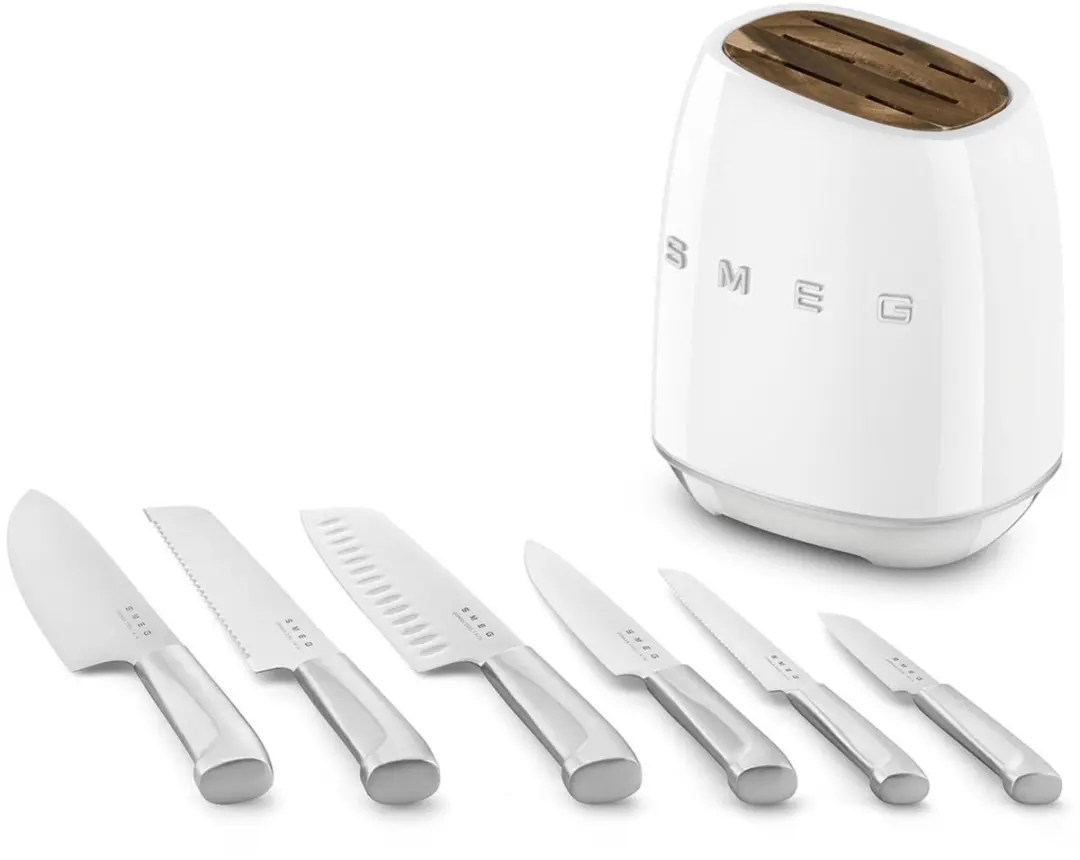 Smeg Messenblok KBSF02WH - 6 Messen - Wit