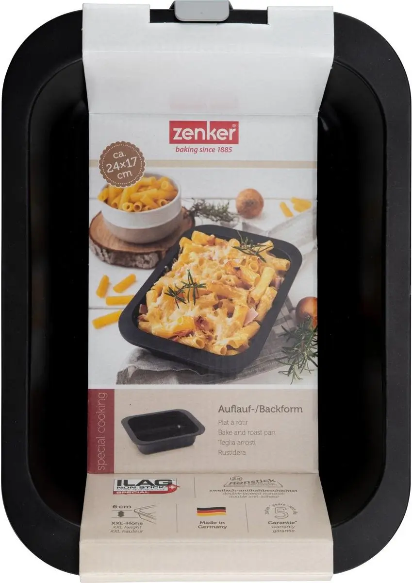Zenker Special Cooking Ovenschalen Set 2 Stuks - Zwart