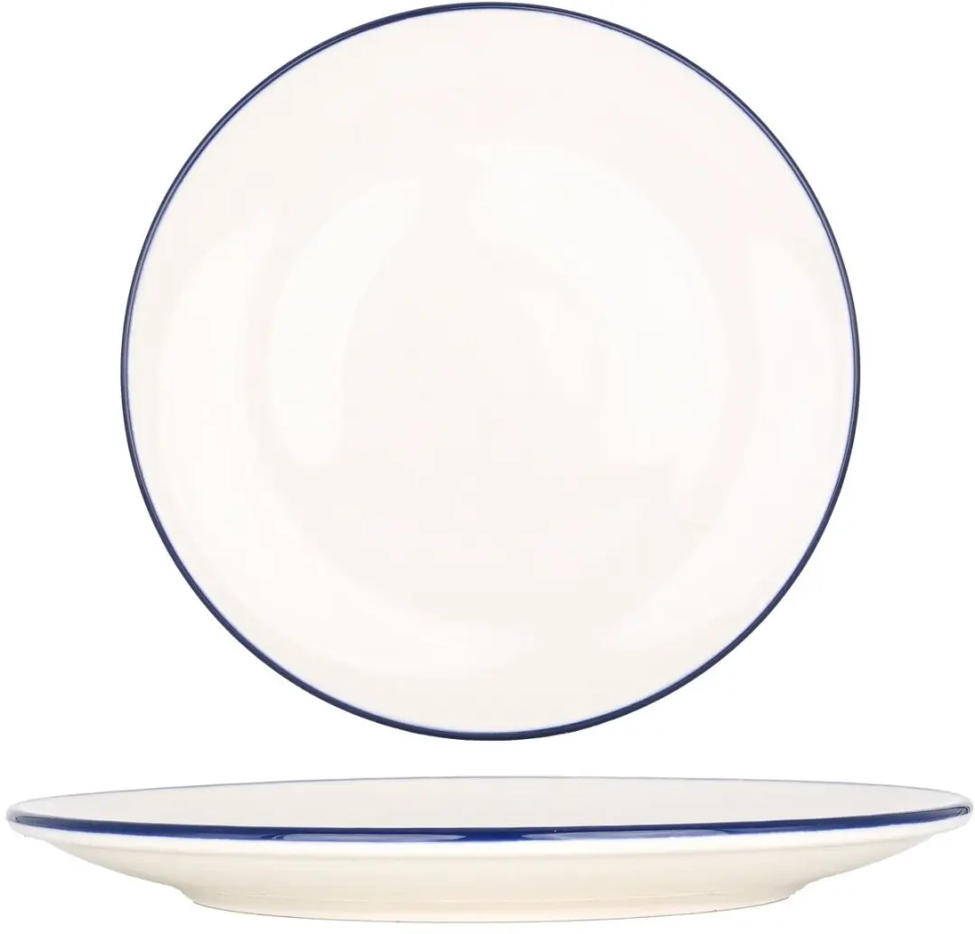 Bonna Linea Blue Dinerbord Porselein 30cm