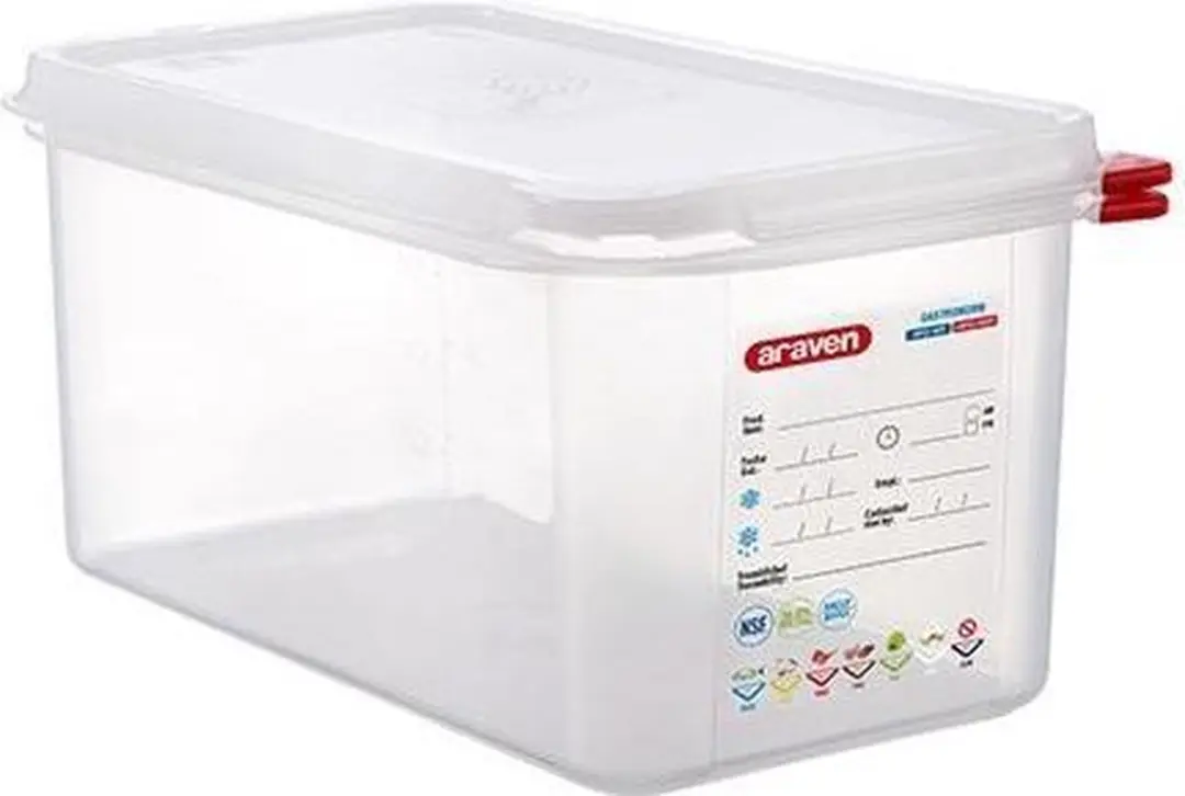 Araven Voedseldoos 1/1 GN 6L - Doorschijnend