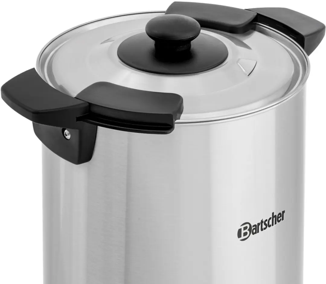 Bartscher Glühweinpan 10L - Zilver/Zwart