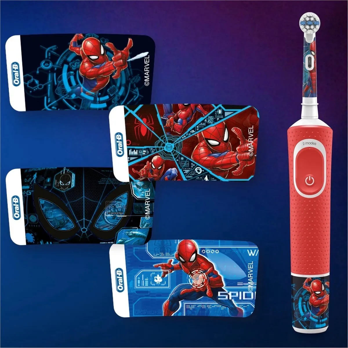 Oral-B Kids Spider-Man Elektrische Tandenborstel - Rood/Wit