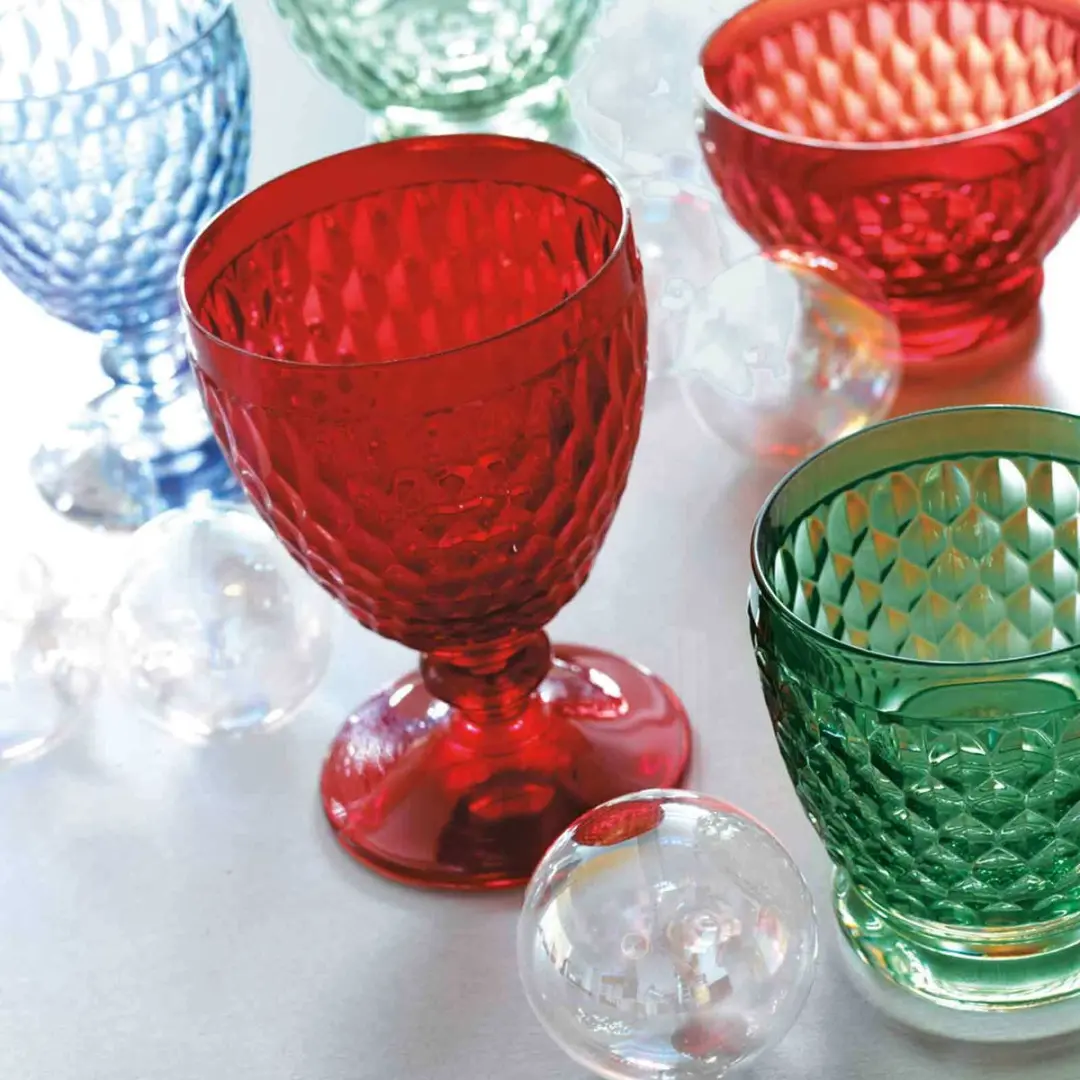 Villeroy & Boch Boston Waterglazen 400ml - 4 Stuks - Rood