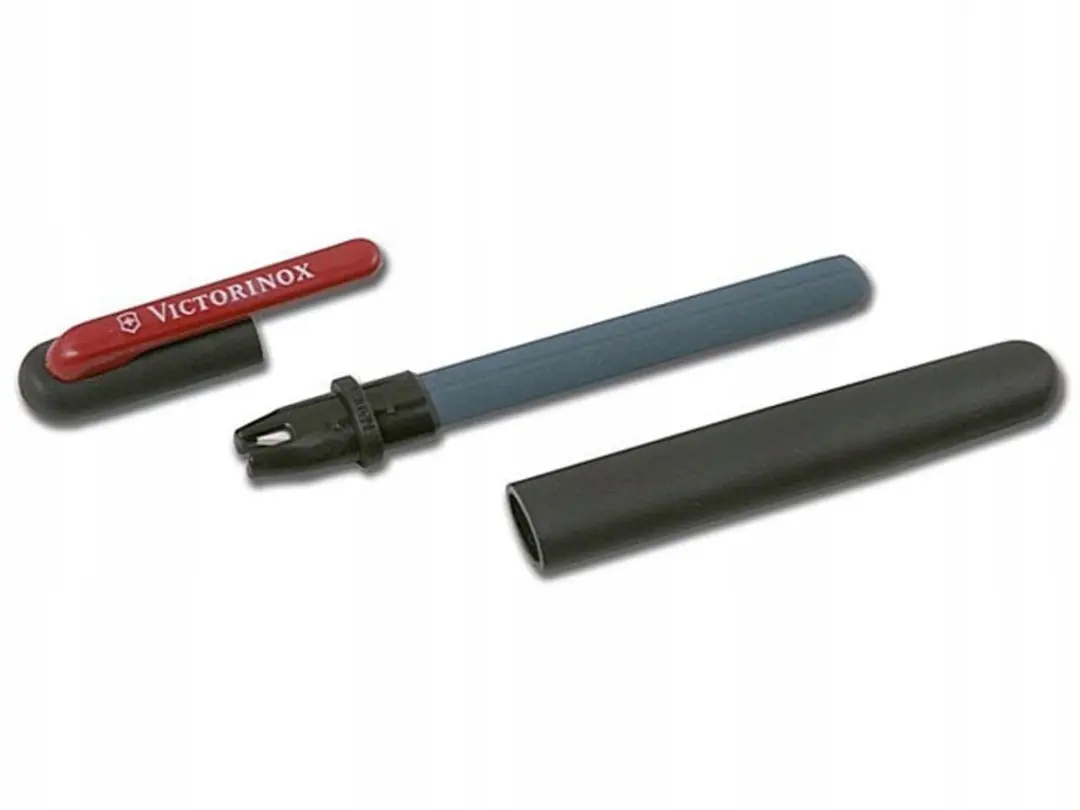 Victorinox Dubbele Messenslijper 4.3323 - Zwart/Rood
