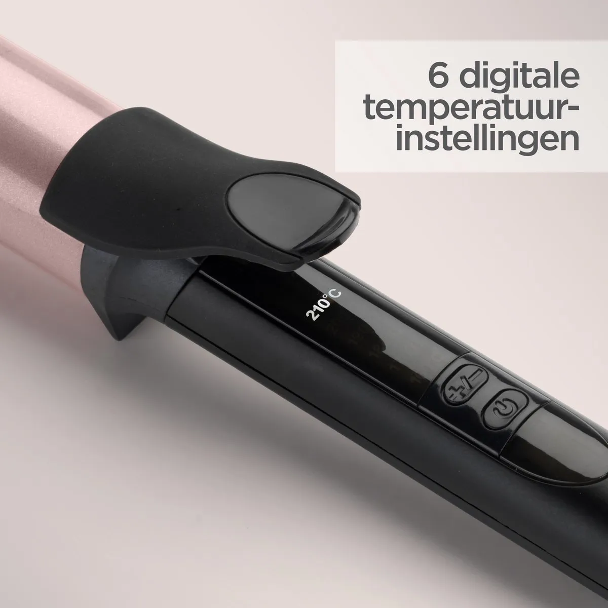 Babyliss Rose-Quartz 32mm Krultang C452E - 6 Temperaturen - Zwart
