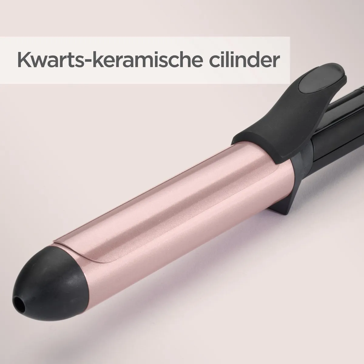 Babyliss Rose-Quartz 32mm Krultang C452E - 6 Temperaturen - Zwart