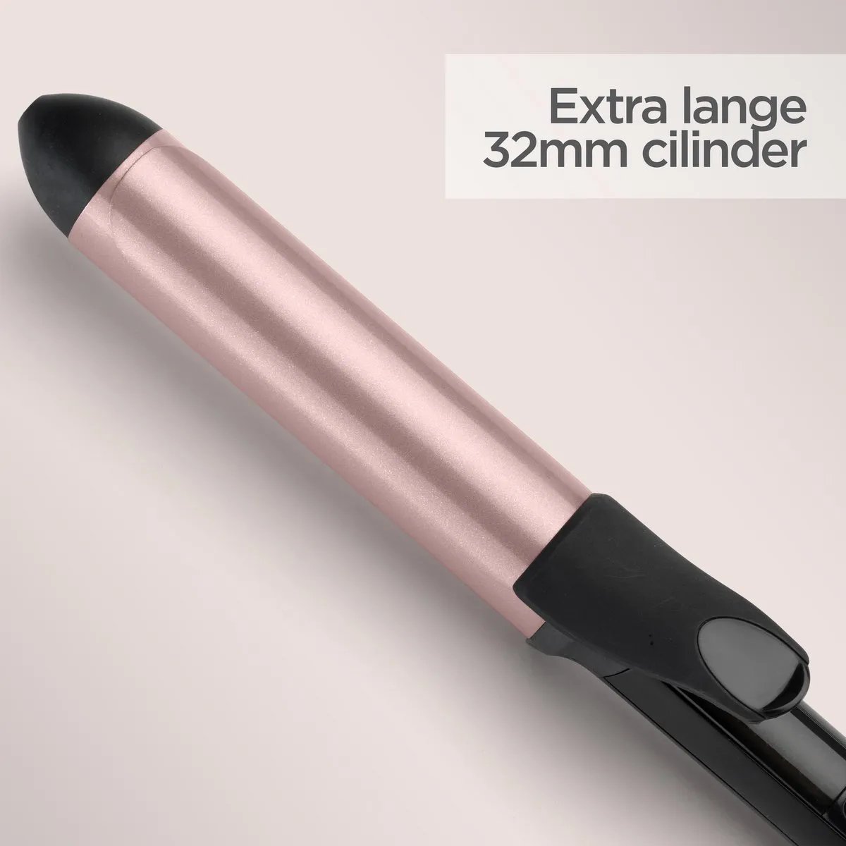 Babyliss Rose-Quartz 32mm Krultang C452E - 6 Temperaturen - Zwart