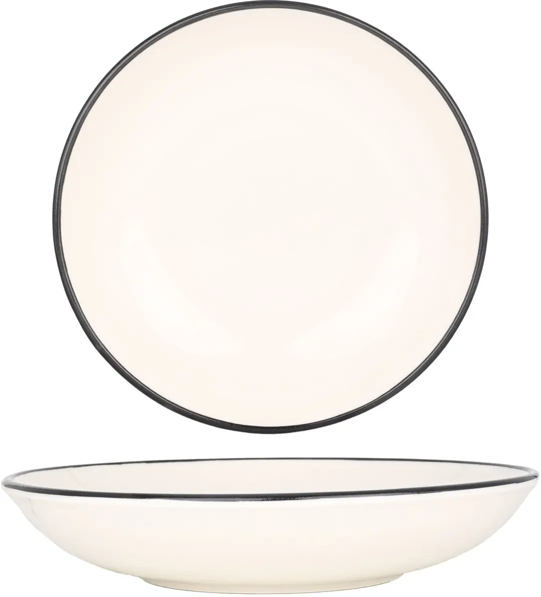Bonna Linea Black Serviesset 24-delig - Porselein - 6 Personen