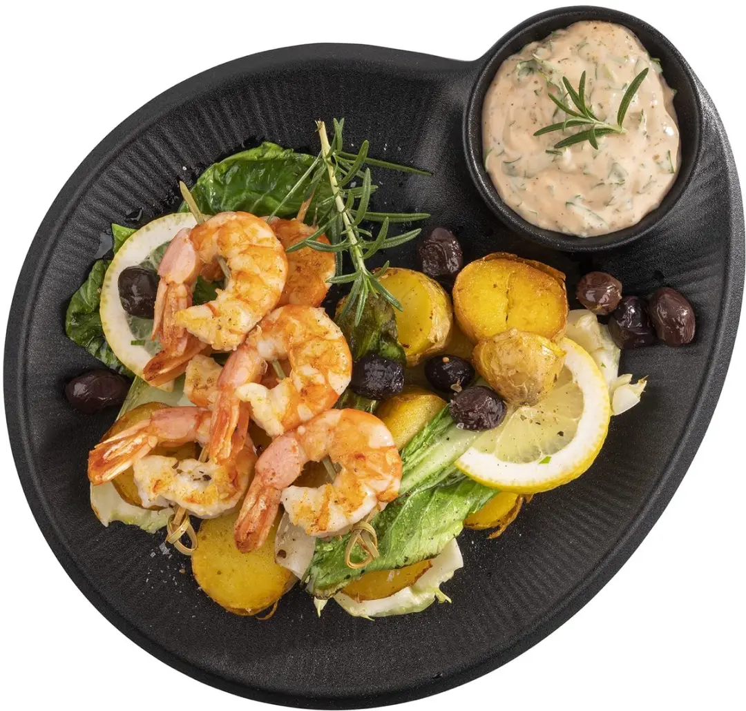 APS Serveerschaal NERO 85075 - Melamine - 30x25cm - Zwart