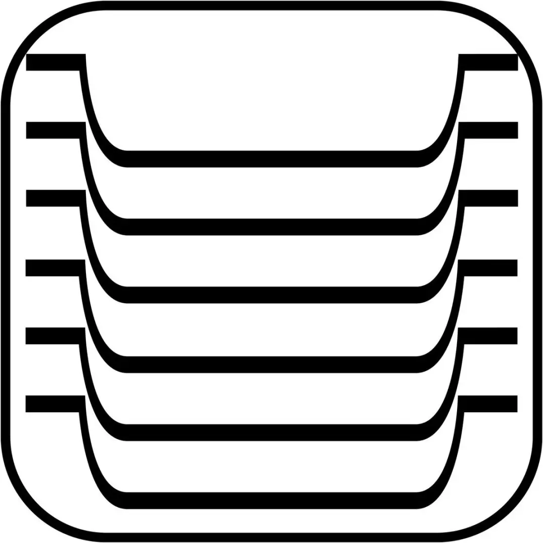 APS Serveerschaal GN 1/1 388 - 53x32,5cm - RVS - Stapelbaar