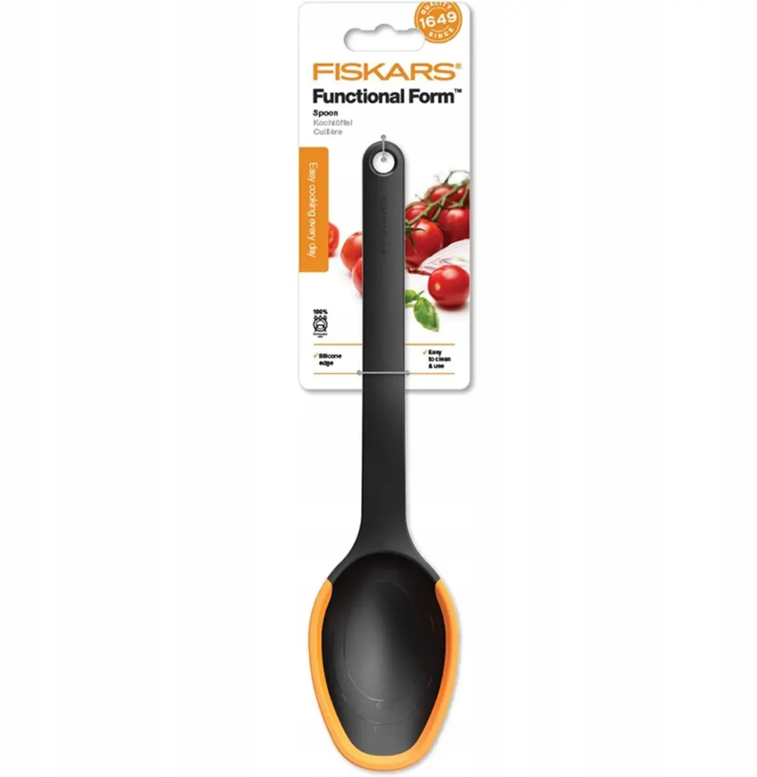 Fiskars Spatel & Lepel Set - 2 Stuks - Oranje/Zwart