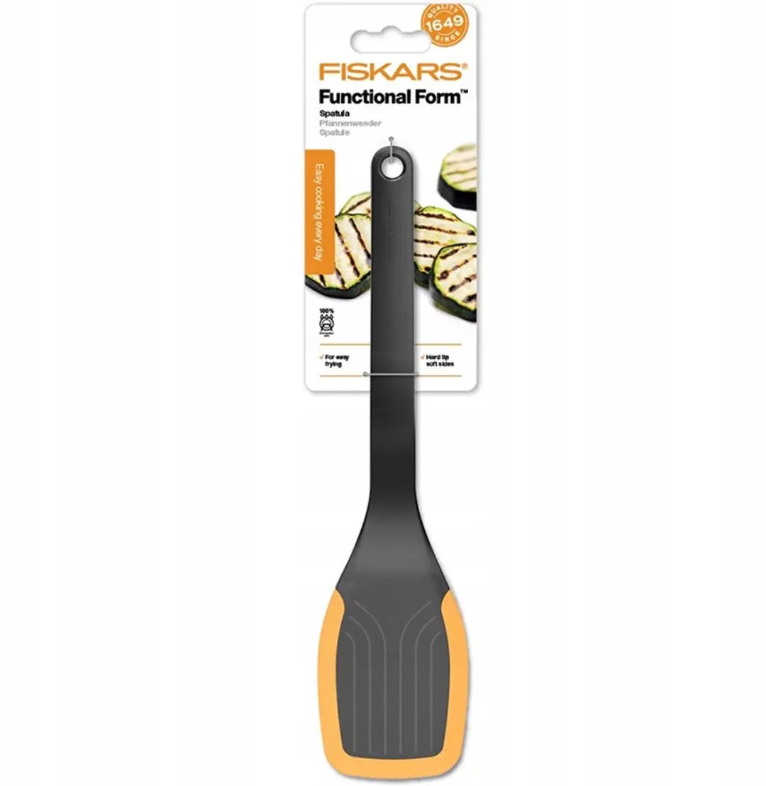 Fiskars Spatel & Lepel Set - 2 Stuks - Oranje/Zwart