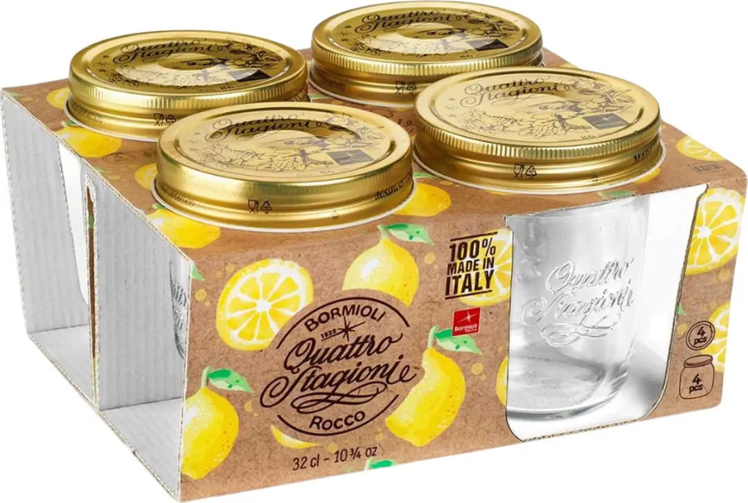 Bormioli Rocco Quattro Stagioni Weckpot - Set 4x 32cl - afbeelding 6 van 6