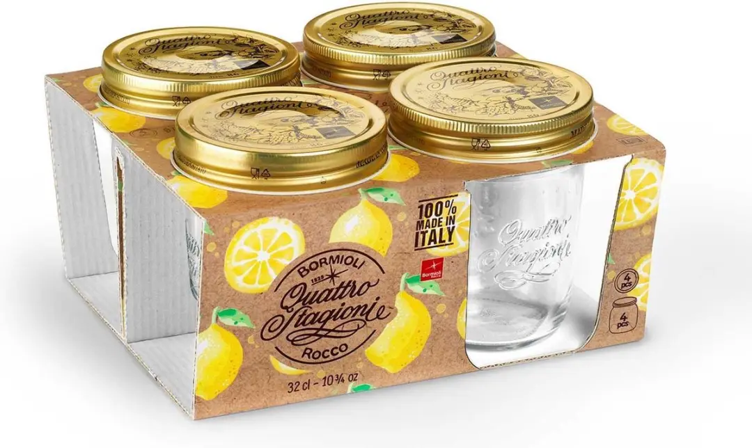 Bormioli Rocco Quattro Stagioni Weckpot - Set 4x 32cl