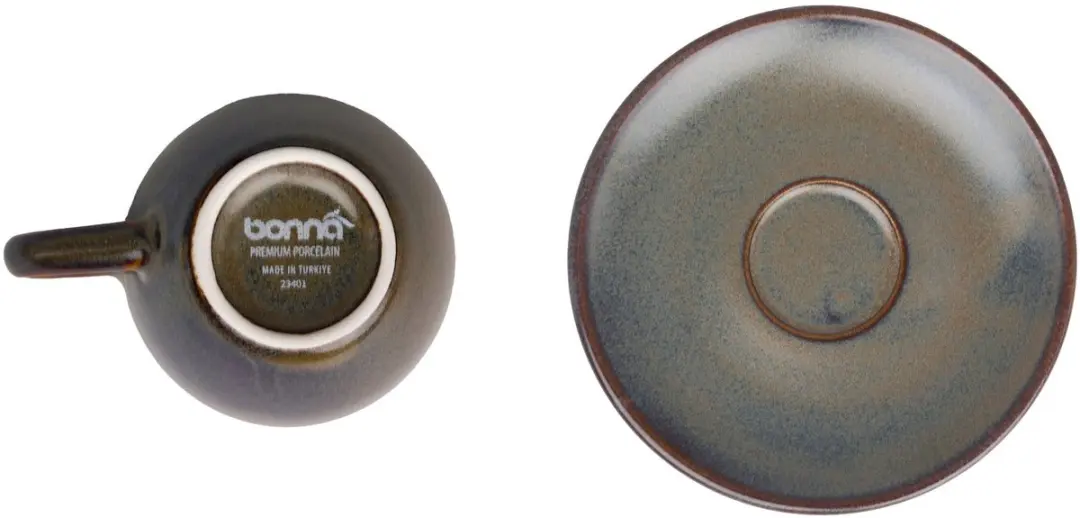 Bonna Gloire Espresso Set 6-delig - 80cc - Groen