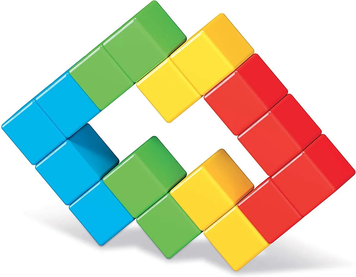 Geomag MagiCube Green Line Magnetische Blokken - 16-delig