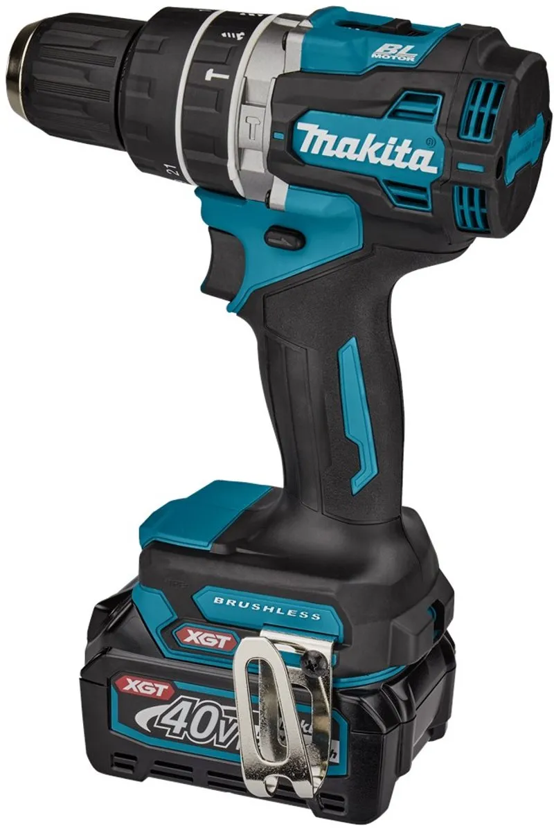 Makita XGT HP002GD201 Klop-/schroefboormachine - 2x 2,5Ah - afbeelding 6 van 6